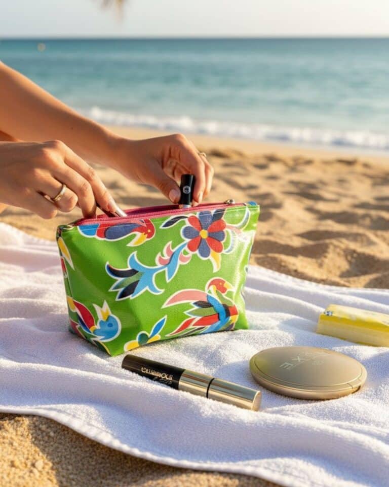 mexican oilcloth toiletry bag